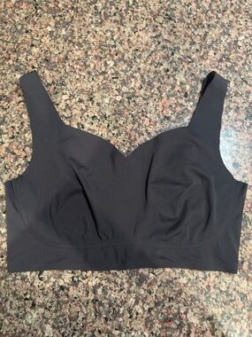 Rhonda Shear Black Seamless Wireless Comfort Bra 1X Adjustable Straps